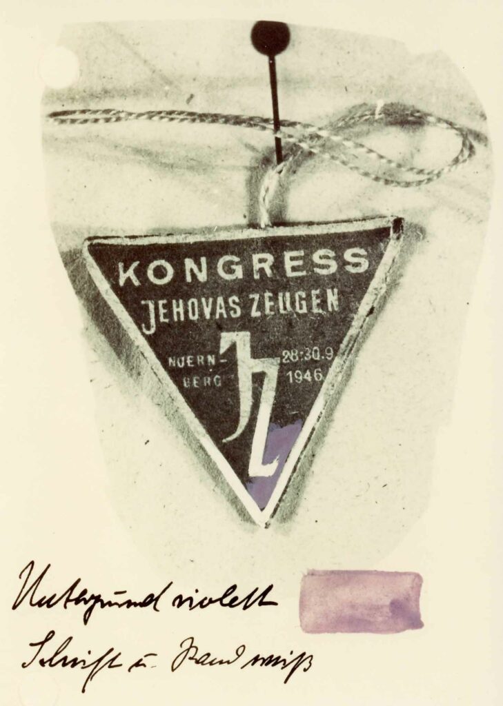 Kongressabzeichen Nürnberg 1946